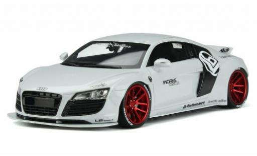 Diecast model cars Audi R8 coupe LB-Works white 1/18 GT Spirit
