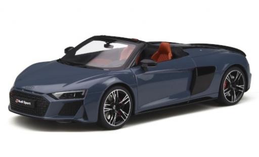 Diecast model cars Audi R8 coupe Spyder grey 2019 1/18 GT Spirit