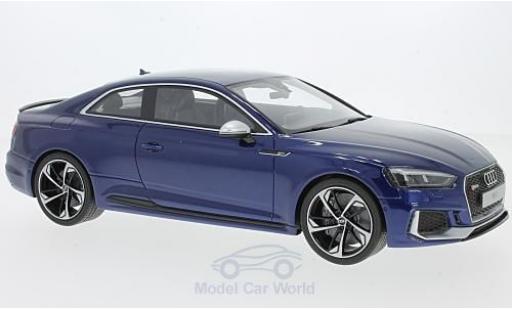 Diecast model cars Audi RS5 coupe RS 5 metallic blue 2017 1/18 GT Spirit