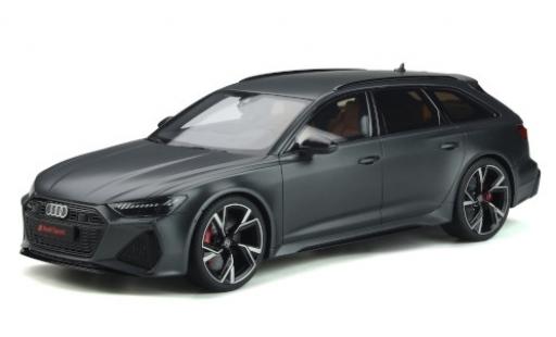 Diecast model cars Audi RS6 avant (C8) matt-grey 2020 1/18 GT Spirit