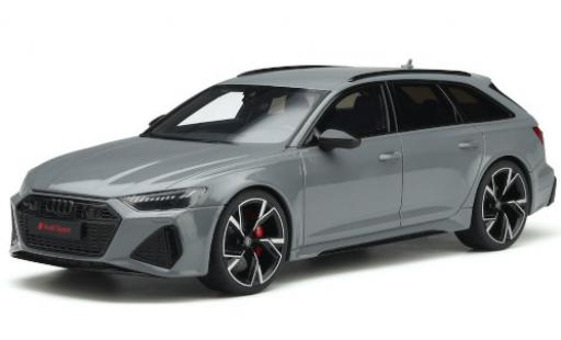 Diecast model cars Audi RS6 avant grey 2020 1/18 GT Spirit