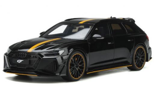 Diecast model cars Audi RS6 mansory (C8) by black/orange 2020 1/18 GT Spirit