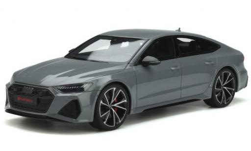 Diecast model cars Audi RS7 sportback grey 2020 1/18 GT Spirit