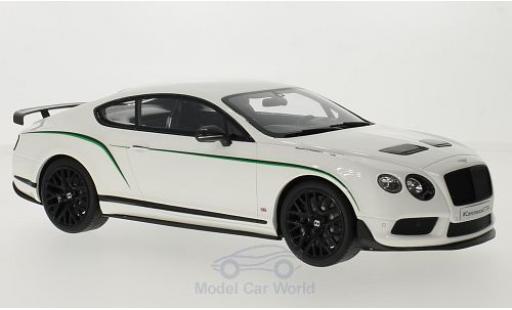 Diecast model cars Bentley Continental GT 3-R white/Dekor 1/18 GT Spirit
