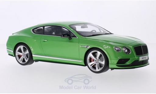 Diecast model cars Bentley Continental GT V8 S GTV8S metallic green 1/18 GT Spirit