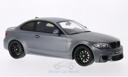 Diecast model cars Bmw 1M coupe (E82) matt-grey 2011 T&Atilde;&frac14;ren and Hauben closed 1/18 GT Spirit