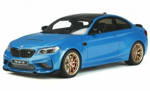 Diecast model cars Bmw M2 coupe (F22) CS metallic blue 1/18 GT Spirit