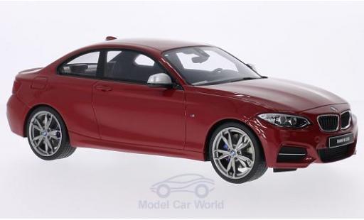 Diecast model cars Bmw M235 coupe 35i (F22) metallic red T&Atilde;&frac14;ren and Hauben closed 1/18 GT Spirit