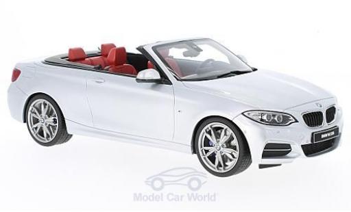 Diecast model cars Bmw M235 cabriolet 35i M Performance Convertible grey 1/18 GT Spirit