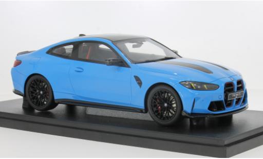 Diecast model cars Bmw M4 CS blue 2024 1/18 GT Spirit