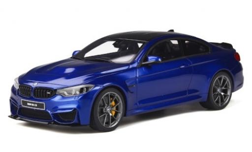 Diecast model cars Bmw M4 CS (F82) metallic blue 2017 1/18 GT Spirit