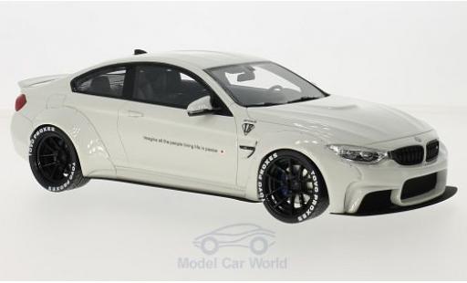 Diecast model cars Bmw M4 lb performance white 1/18 GT Spirit