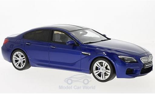 Diecast model cars Bmw M6 Coupe Gran metallic blue 1/18 GT Spirit