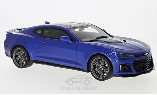 Diecast model cars Chevrolet Camaro ZL1 metallic blue/black 2017 1/18 GT Spirit