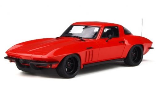 Diecast model cars Chevrolet Corvette Coupe C2 Optima Ultima red 1/18 GT Spirit