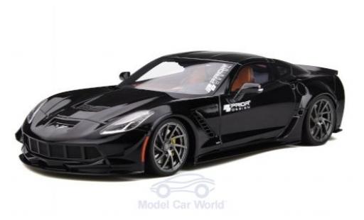 Diecast model cars Chevrolet Corvette tuning (C7) Prior Design black 1/18 GT Spirit