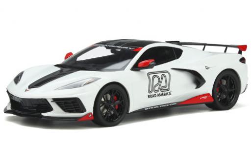 Diecast model cars Chevrolet Corvette course C8 Pace Car IMSA Road America 2020 1/18 GT Spirit