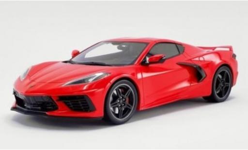 Diecast model cars Chevrolet Corvette Stingray (C8) red 2020 1/18 GT Spirit