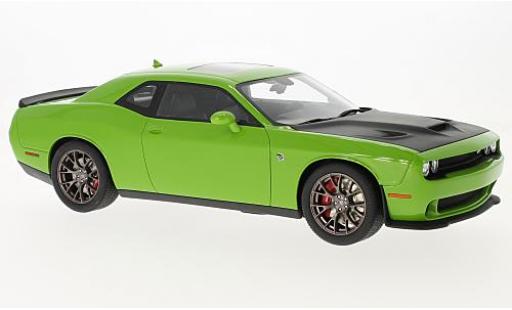 Diecast model cars Dodge Challenger SRT Hellcat green/black 2016 1/18 GT Spirit