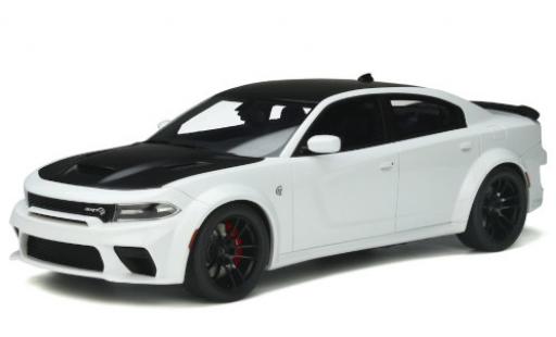 Diecast model cars Dodge Charger SRT Hellcat Redeye white/matt-black 2021 1/18 GT Spirit