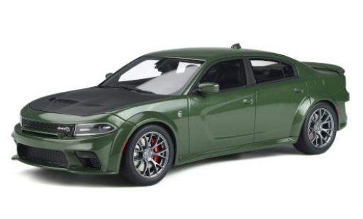 Diecast model cars Dodge Charger SRT Hellcat Widebody green 2020 1/18 GT Spirit