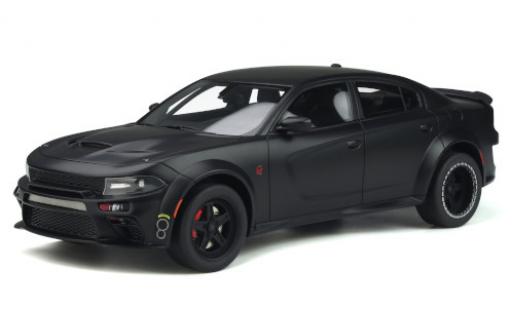 Diecast model cars Dodge Charger SRT Hellcat Widebody Tuned by Speedkore matt-black 2020 1/18 GT Spirit
