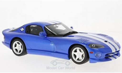 Diecast model cars Dodge Viper GTS blue/white 1996 1/18 GT Spirit