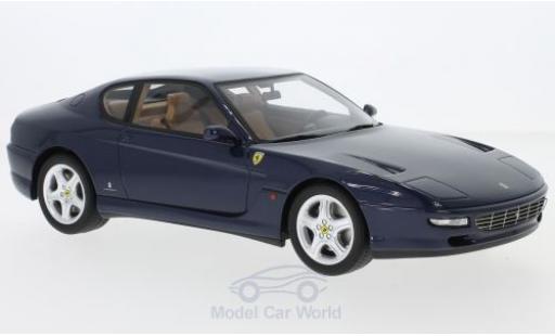 Diecast model cars Ferrari 456 GT metallic blue 1992 1/18 GT Spirit