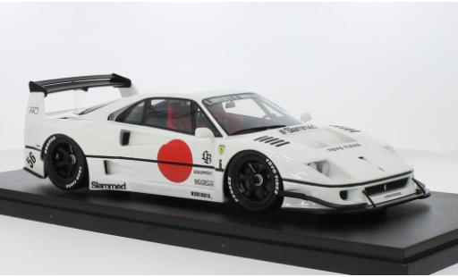 Diecast model cars Ferrari F40 LBWK white 2023 1/18 GT Spirit
