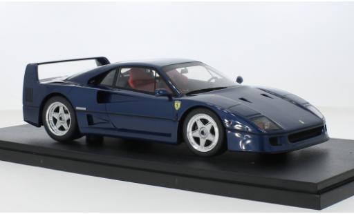 Diecast model cars Ferrari F40 Coupe metallise blue 1/18 GT Spirit