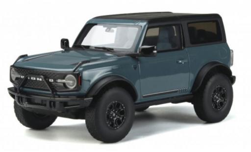 Diecast model cars Ford Bronco First Edition grey/black 2021 1/18 GT Spirit