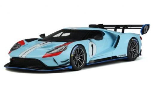 Diecast model cars Ford GT MK II blue 1/18 GT Spirit