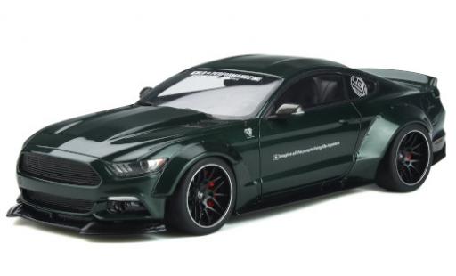 Diecast model cars Ford Mustang LB Works by green 2015 1/18 GT Spirit