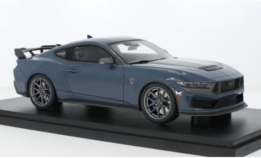 Diecast model cars Ford Mustang Dark Horse matt-blue 2023 1/18 GT Spirit