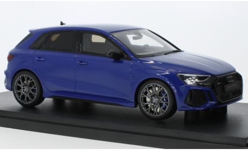 Diecast model cars Audi RS3 sportback Performance Edition blue 2021 1/18 GT Spirit