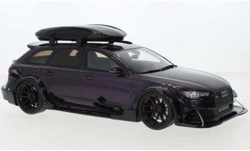 Diecast model cars Audi RS6 avant (C7) metallise purple 1/18 GT Spirit