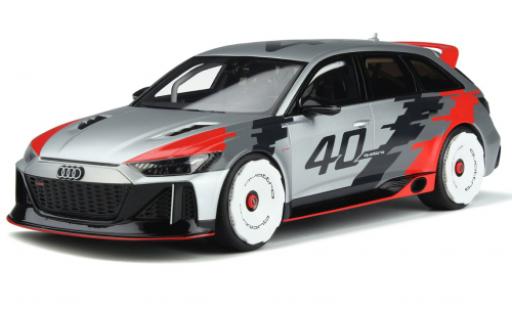 Diecast model cars Audi RS6 avant gt GTO Concept grey/Dekor 2020 1/18 GT Spirit