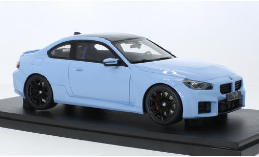Diecast model cars Bmw M2 coupe (G87) metallise blue clair 2023 1/18 GT Spirit