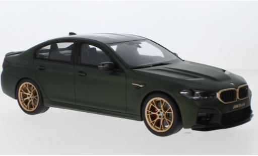 Diecast model cars Bmw M5 cs (F90) mattgreen 2021 1/18 GT Spirit