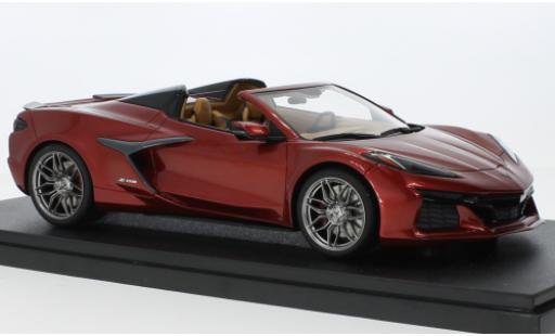 Diecast model cars Chevrolet Corvette Z06 (C8) Convertible metallise red 2022 1/18 GT Spirit