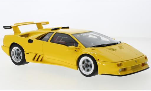 Diecast model cars Lamborghini Diablo SE30 Jota Corsa yellow 1990 1/18 GT Spirit