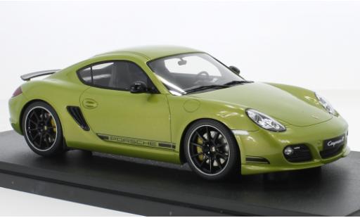 Diecast model cars Porsche Cayman R metallise la chaux 2012 1/18 GT Spirit