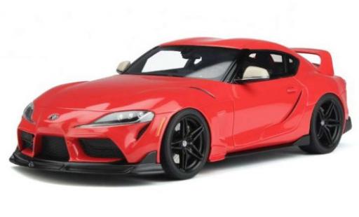 Diecast model cars Toyota Supra Base Heritage Ediiton red 2019 1/18 GT Spirit