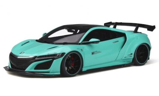 Diecast model cars Honda NSX Base LB-Works turquoise RHD 2017 1/18 GT Spirit