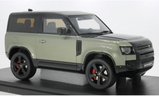 Diecast model cars Land Rover Defender Base P400 X-Dynamic HSE olive 2021 1/18 GT Spirit