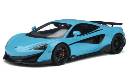 Diecast model cars McLaren 600 Base LT blue 2018 1/18 GT Spirit