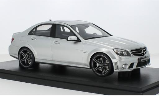 Diecast model cars Mercedes Classe C AMG C63 (W204) silver 1/18 GT Spirit