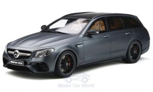 Diecast model cars Mercedes E T-Modell E63S AMG grey 2017 1/18 GT Spirit