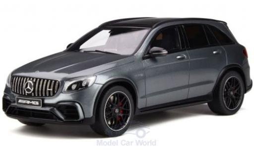 Diecast model cars Mercedes GLC AMG 63 S metallic grey 2017 1/18 GT Spirit