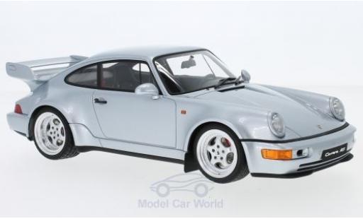 Diecast model cars Porsche 911 RS Carrera 3.8 grey 1/18 GT Spirit